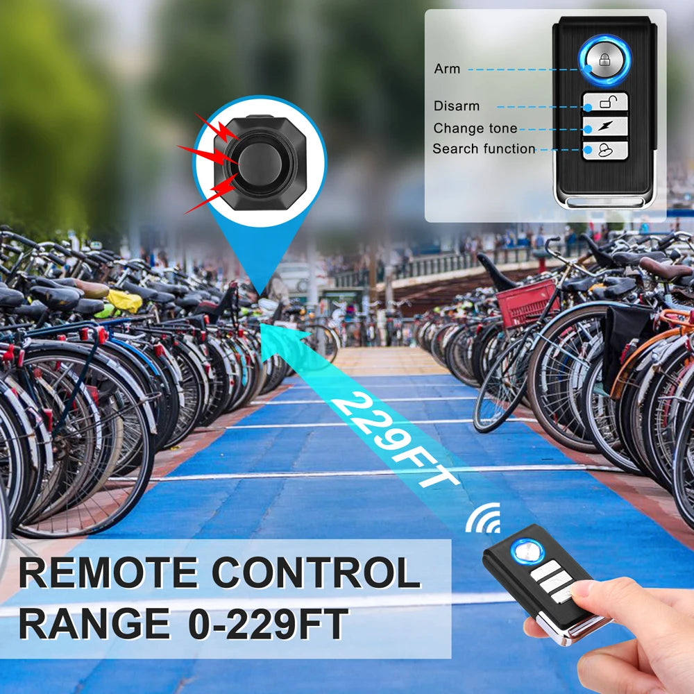 Wireless Bicycle Alarm