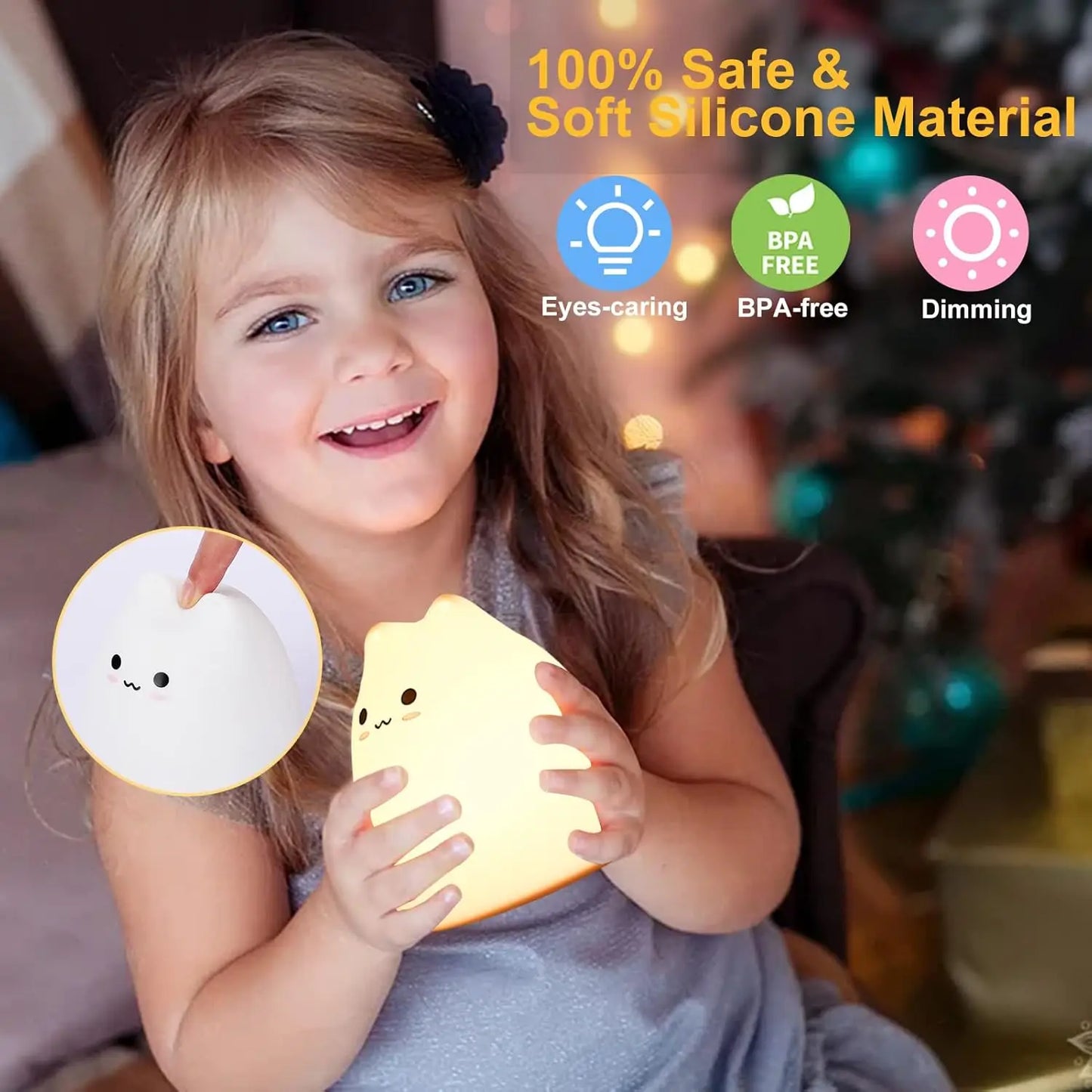 GlowBuddy Silicone Night Light
