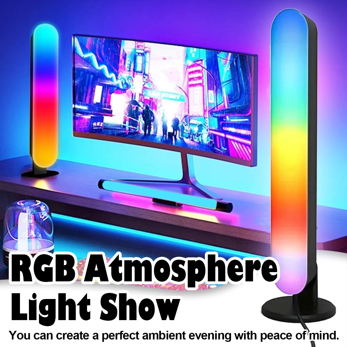 RGB Desktop Music Light