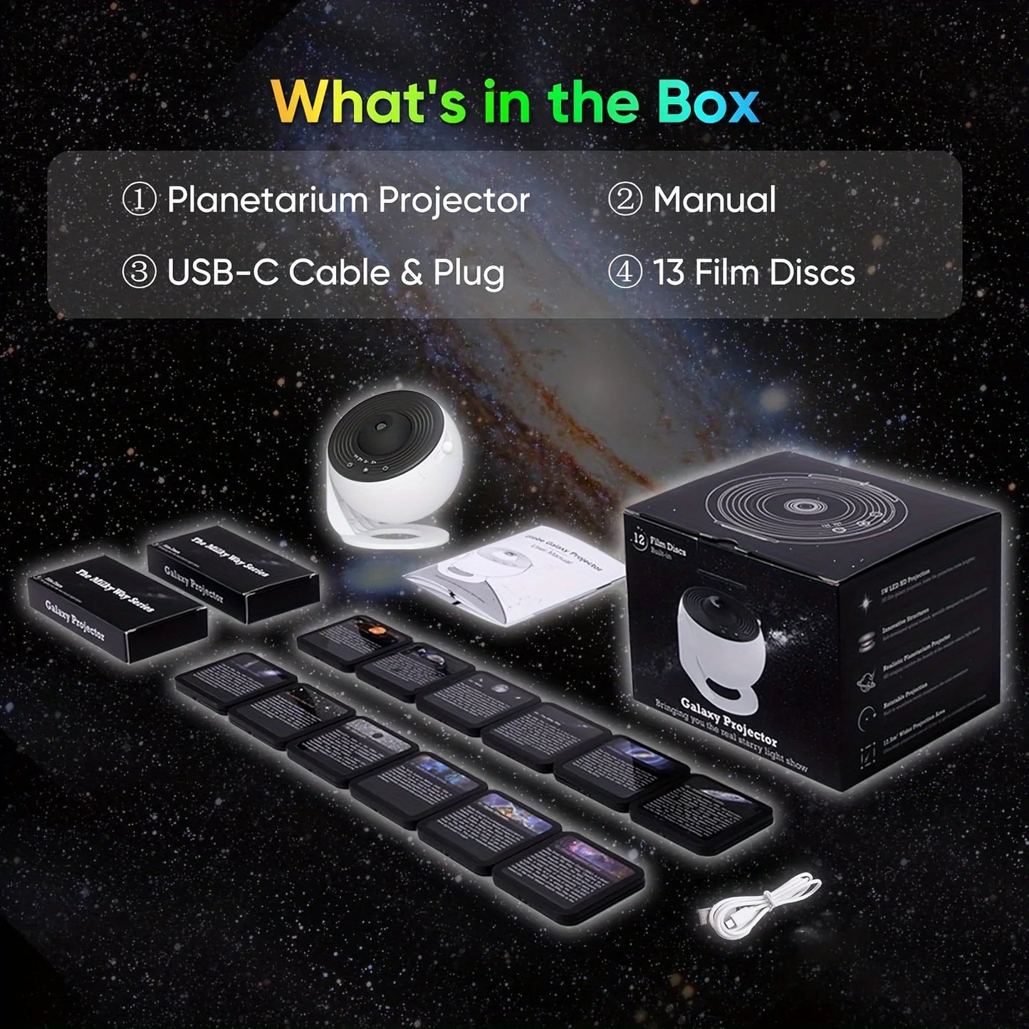 13-in-1 Galaxy Star Projector