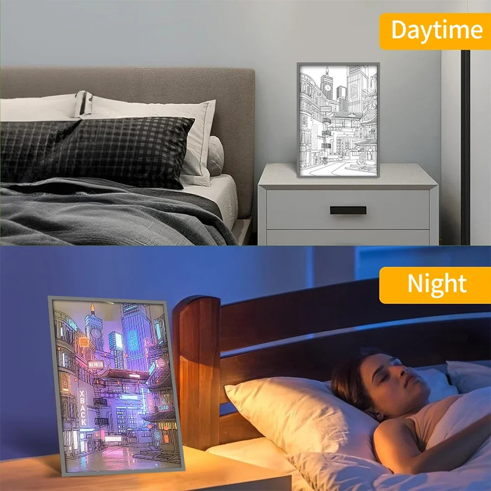 Layered LED Night Light