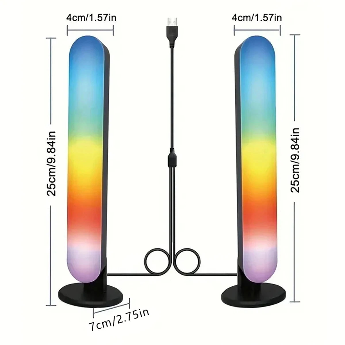 RGB Desktop Music Light