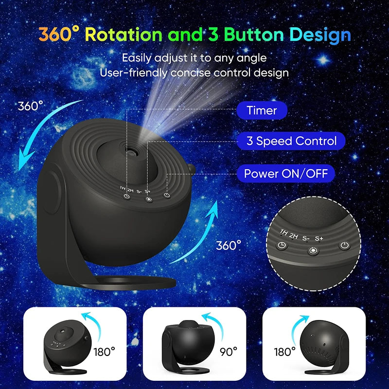 13-in-1 Galaxy Star Projector