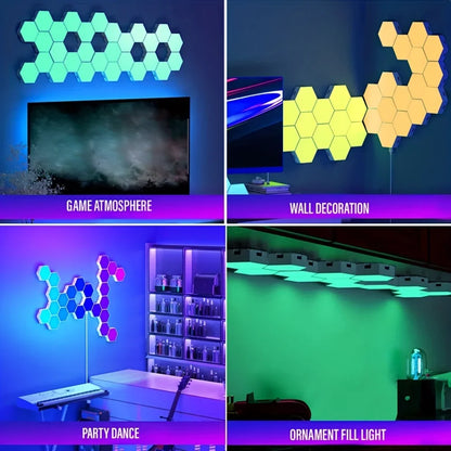 RGB Hexagon Wall Lamp