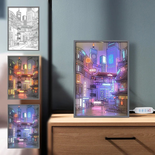 Layered LED Night Light